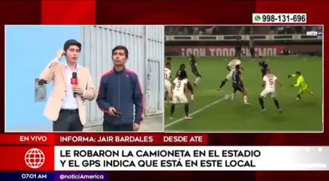 La víctima dio detalles del hecho en un conocido noticiero. La víctima dio detalles del hecho en un conocido noticiero.