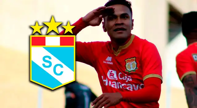 Luis Benites, atacante de Sport Huancayo, ha comenzado a sonar como refuerzo de Sporting Cristal.