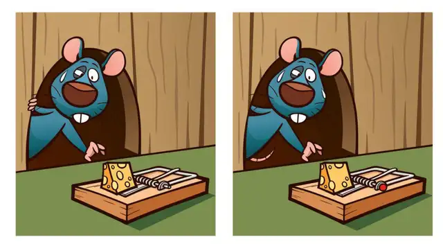 Tienes que agilizar tu vista para dar con la 5 diferencias.