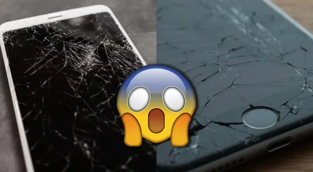 Riesgos de usar el celular con la pantalla rota.