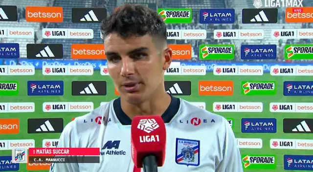 Matías Succar acusó al árbitro de haberlos perjudicado ante Alianza Lima