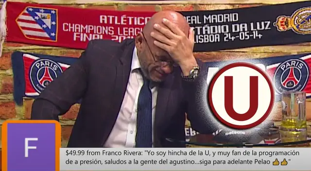 Hincha de Universitario le dona 50 dólares a Mr. Peet y queda totalmente impactado. Hincha de Universitario le dona 50 dólares a Mr. Peet y queda totalmente impactado.