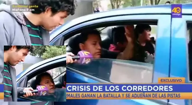Reportero terminó troleado en vivo por hombre que iba en colectivo