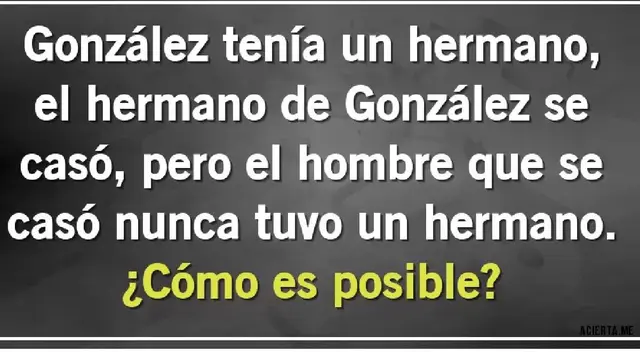 Acertijo: en tan solo 7 segundos halla la respuesta correcta Acertijo: en tan solo 7 segundos halla la respuesta correcta
