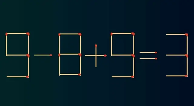 Analiza la ecuación que aparece en el acertijo visual y busca la forma de corregirlo en tiempo récord.