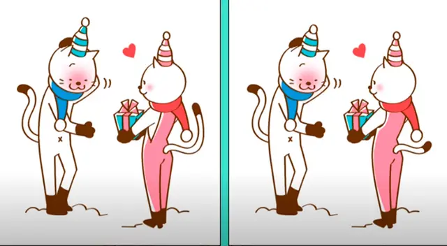 Analiza a los protagonistas de este reto visual y busca las diferencias en menos de 7 segundos.