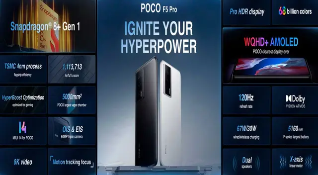 smartphone POCO F5