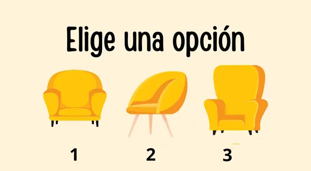 Déjate guiar por la silla que más te guste para que los resultados no sean alterados.