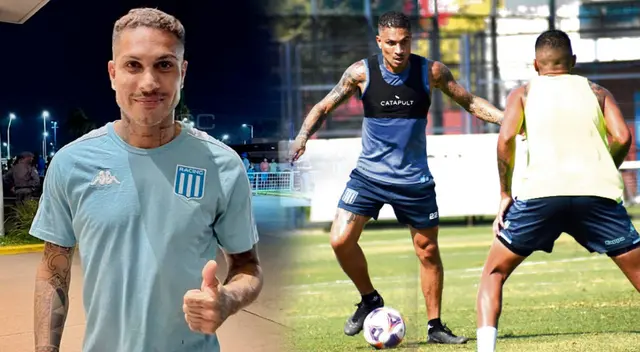Paolo Guerrero superó su lesión y será titular en duelo clave de Racing ante Platense