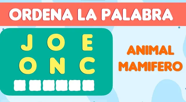 Encuentra al mamífero detras de este reto mental Encuentra al mamífero detras de este reto mental