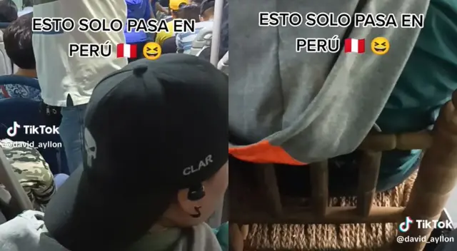 Joven llevó su silla en unidad de transporte