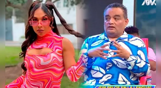 Jorge Benavides no le agradó que Dayanita tenga poses de diva. Foto: captura/ATV/difusión