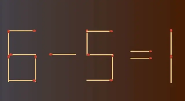 acertijos visuales cerillos