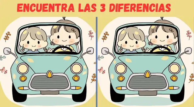 Descubre las tres diferencias en la siguiente imagen