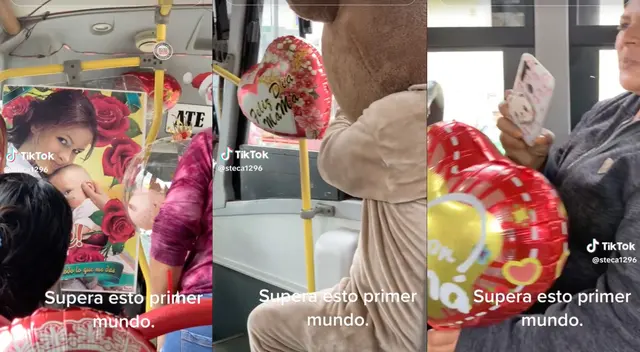 Bus se vuelve viral con su decoración por el día de la madre.