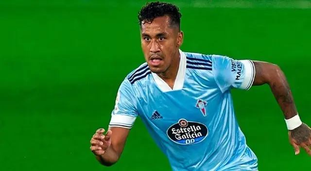 Renato Tapia molesto tras derrota del Celta