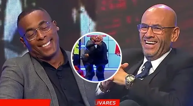 Percy Olivares y Peter Arévalo tuvieron emotiva reconciliación tras su cruce por Alianza
