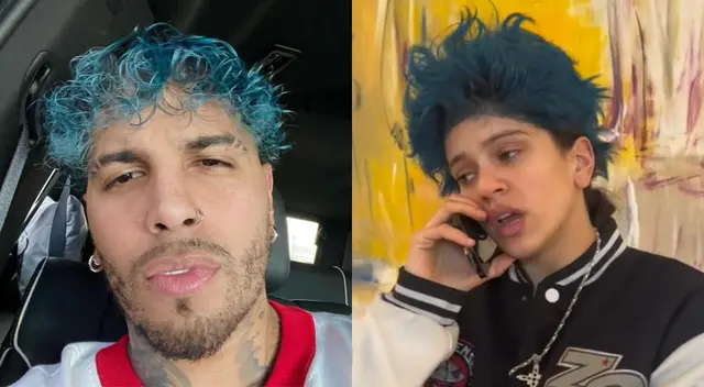 Rosalía imita a Rauw Alejandro en TikTok. Rosalía imita a Rauw Alejandro en TikTok.