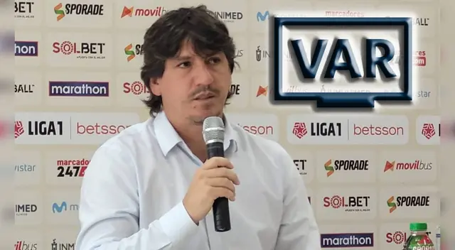 Jean Ferrari no le tiene fe al VAR en la Liga 1. Jean Ferrari no le tiene fe al VAR en la Liga 1.