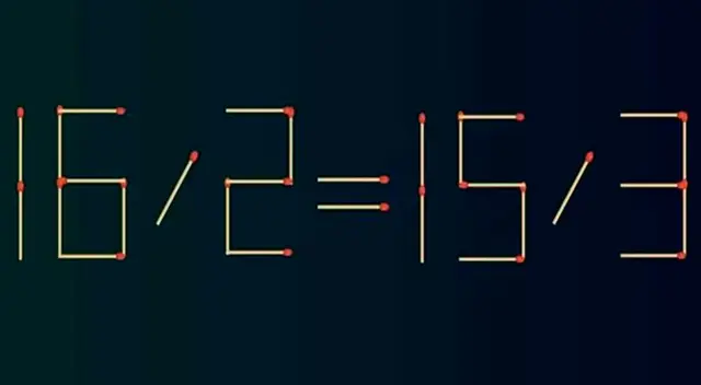 Analiza la ecuación que presenta este acertijo visual y busca la manera de arreglarlo a la primera.