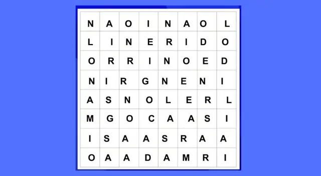 Muy pocos descubren la palabra oculta