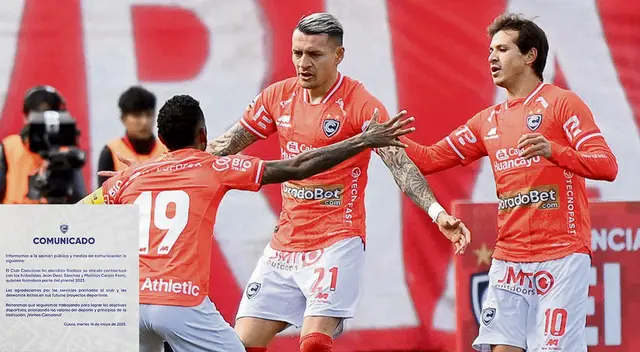Cienciano anunció salida de dos jugadores