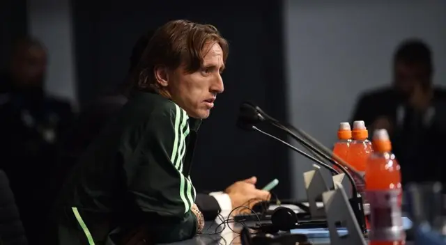 Modric palpita la definición de la Champions
