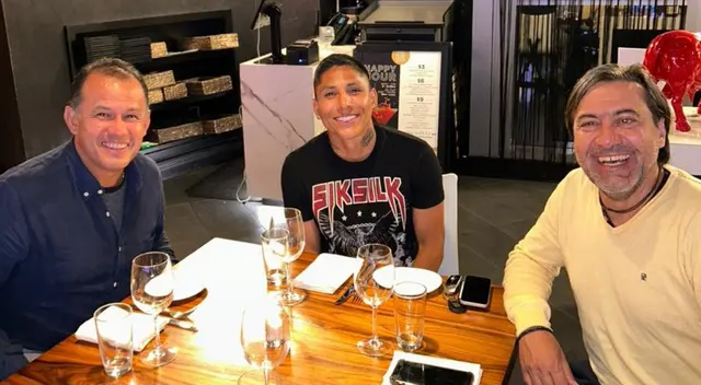 Juan Reynoso se reunión con Raúl Ruidíaz en Estados Unidos