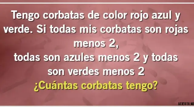¿Cuál es la respuesta al desafío? Tienes solo 6 segundos para acertar