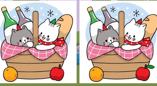 Encuentra las 3 diferencias de este reto visual en tiempo récord