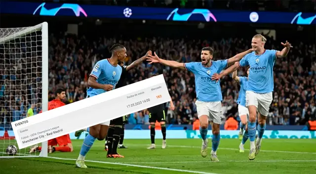 Hincha logró llevarse miles de soles tras apostar a favor del Manchester City. Hincha logró llevarse miles de soles tras apostar a favor del Manchester City.
