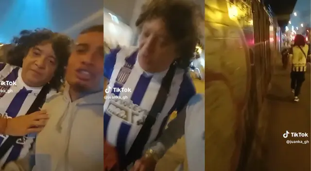 Carlos Vilchez es interceptado por un fan de Alianza Lima. Carlos Vilchez es interceptado por un fan de Alianza Lima.