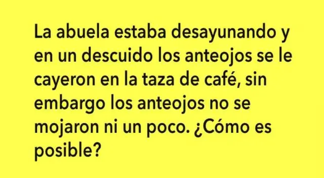 Este nuevo acertijo visual probará qué tan ingenioso eres para encontrar la respuesta Este nuevo acertijo visual probará qué tan ingenioso eres para encontrar la respuesta