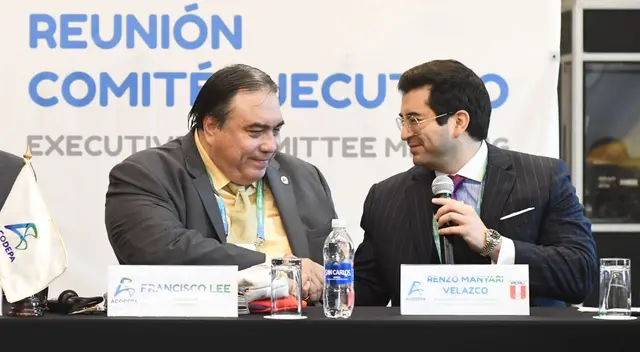 El presidente del Comité Olímpico Peruano, Dr. Renzo Manyari dio la bienvenida a los presidentes de las Confederaciones. El presidente del Comité Olímpico Peruano, Dr. Renzo Manyari dio la bienvenida a los presidentes de las Confederaciones.