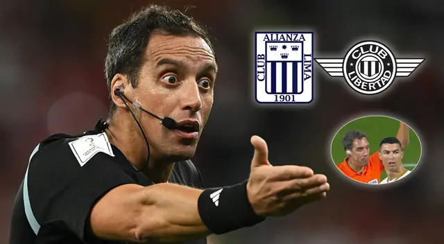 Árbitro que dirigió a 'CR7' fue programado para el Alianza Lima vs. Libertad