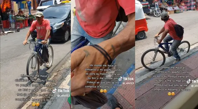Lleva almuerzo a su hija todos los días y es viral en redes
