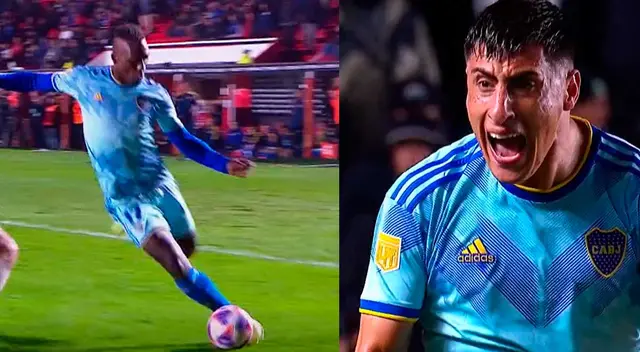 Luis Advíncula asistió a Miguel Merentiel en el partido de Boca vs. Argentinos Jrs.