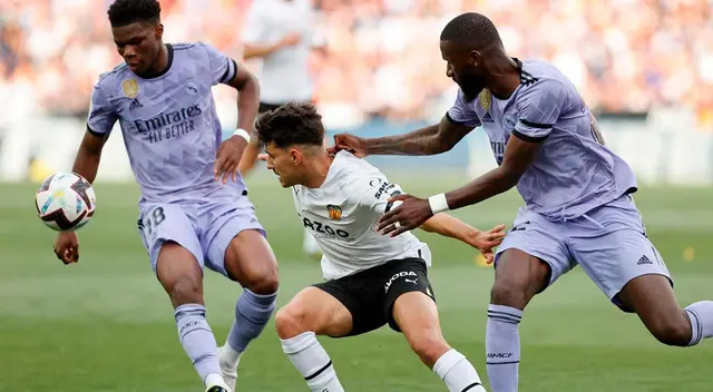 Real Madrid y Valencia jugaron en Mestalla por la jornada 35 de LaLiga
