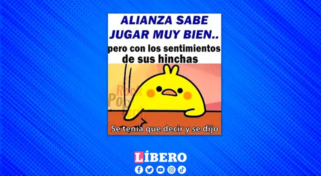 Los memes no faltaron tras la derrota de Alianza Lima en Matute. Los memes no faltaron tras la derrota de Alianza Lima en Matute.