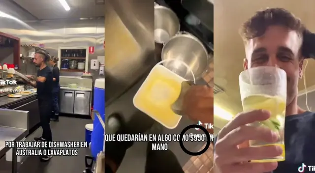 Los usuarios quedaron impactados por el monto que gana este argentino con solo lavar trastes. Los usuarios quedaron impactados por el monto que gana este argentino con solo lavar trastes.