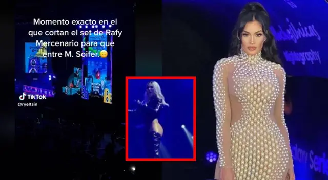 Dj Mercenario fue cortado en medio de su show para dar pase a Michelle Soifer