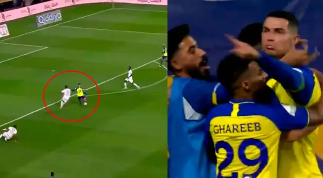 Cristiano Ronaldo puso el 3-2 para Al-Nassr.