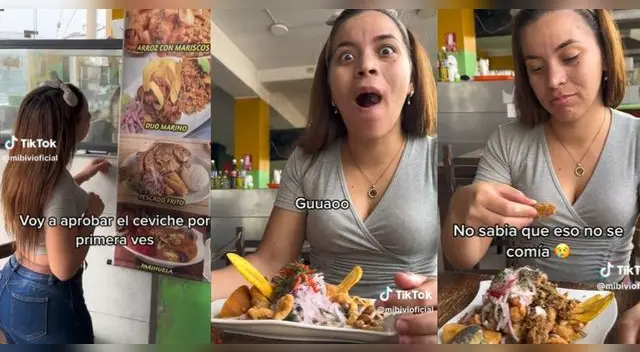 Venezolano quedó sorprendida al probar ceviche en restaurante Venezolano quedó sorprendida al probar ceviche en restaurante