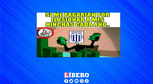 Memes tendencia causan furor tras la derrota de Alianza Lima Memes tendencia causan furor tras la derrota de Alianza Lima