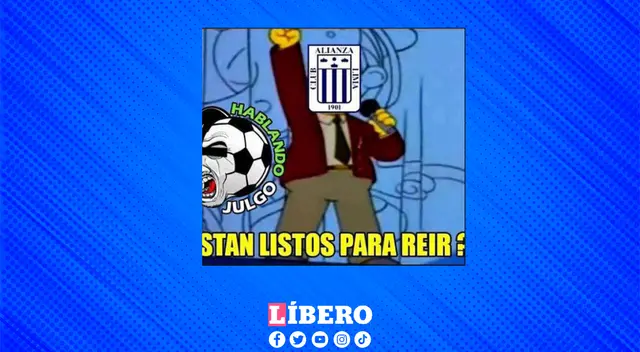 Memes se hacen virales tras la derrota de Alianza Lima Memes se hacen virales tras la derrota de Alianza Lima