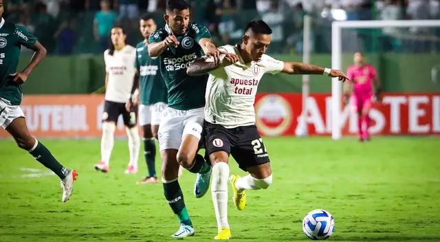 Universitario cayó ante Goiás por Copa Sudamericana.    