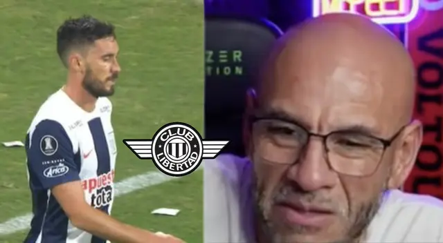 El comentarista no soportó la derrota de los blanquiazules a pesar de ser locales.