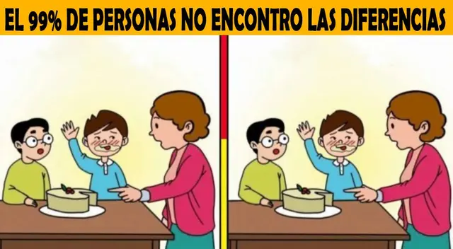 ¡Analiza y triunfa! Halla las 3 diferencias del ejercicio en solo 5 segundos