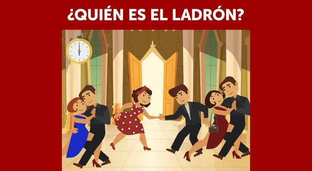 Desafío para mentes ágiles: Ubica al ladrón de la fiesta en tiempo récord