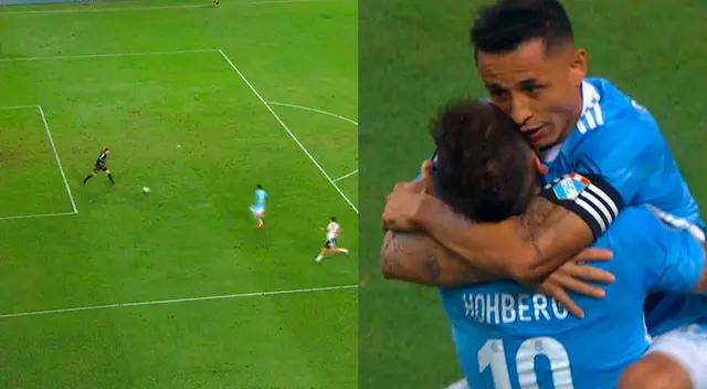 Yoshimar Yotún anotó el 1-0 para Sporting Cristal ante River Plate.